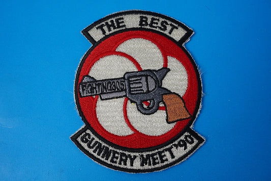 Patch JASDF GUNNERY MEET 1990 THE BEST Umegumi without hook and loop