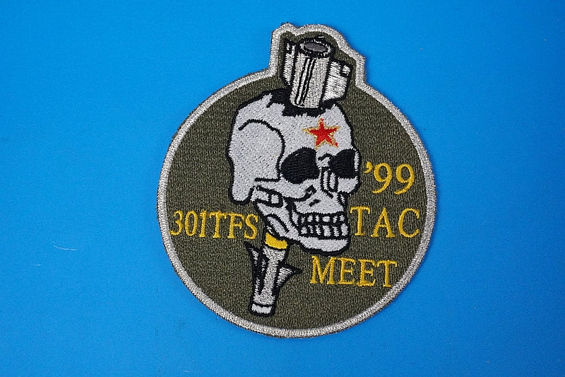 Patch JASDF 301TFS TAC MEET 1999 Skull without hook and loop