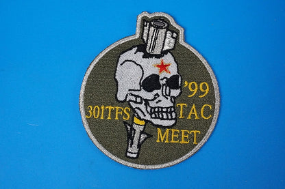 Patch JASDF 301TFS TAC MEET 1999 Skull without hook and loop