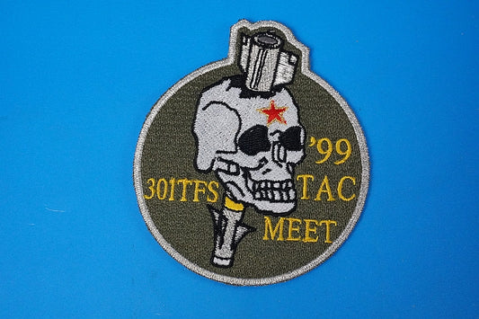 Patch JASDF 301TFS TAC MEET 1999 Skull without hook and loop