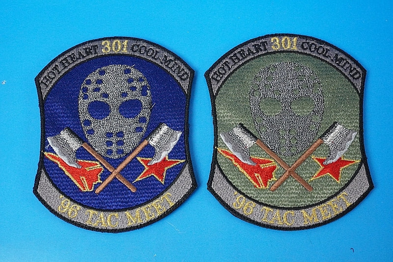 Patch JASDF 301TFS FIGHTING PHANTOM Jason High visibility & Low visibility 2set without hook and loop