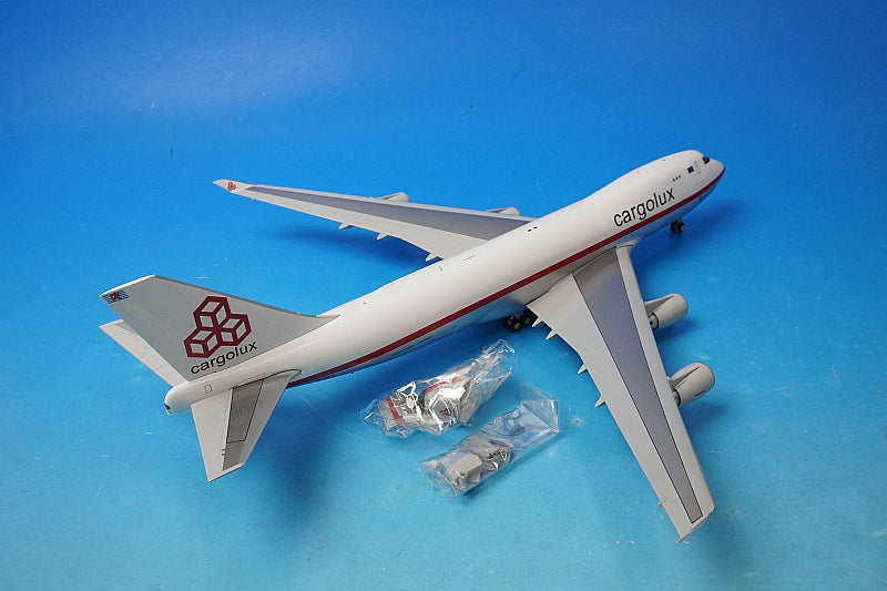 1:200 B747-400ERF Cargolux Retro Livery INTERACTIVE SERIES LX-NCL XX20051C JC Wings airplane model