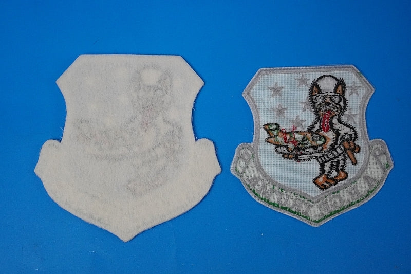 Patch JASDF Central Aircraft Control and Warning Wing C-1 Iruma AB Background color & size 2 set without hook and loop