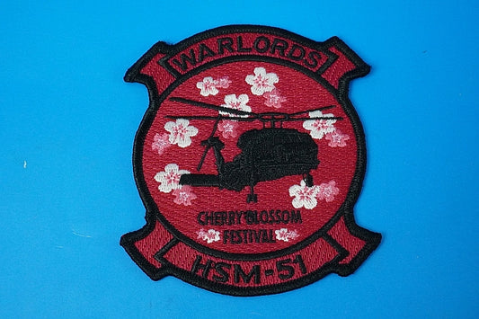 Patch USN HSM-51 WARLORDS Cherry Blossom Festival without hook and loop