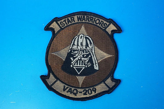 Patch USN United States Navy VAQ-209/209th Electronic Attack Squadron Star Warriors Low Visibility No Velcro