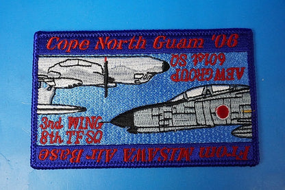 Patch JASDF Cope North Guam '06 E-2C Hawkeye Square without hook and loop