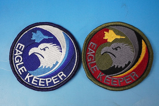 Patch JASDF Air Self-Defense Force 204th Squadron Eagle Keeper High Visibility Low Visibility 2 Piece Set without hook and loop