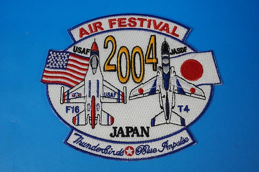 Patch JASDF Misawa Air Festival Blue Impulse Thunderbirds Performance Commemorative Patch 2004 Misawa Air Base without hook and loop