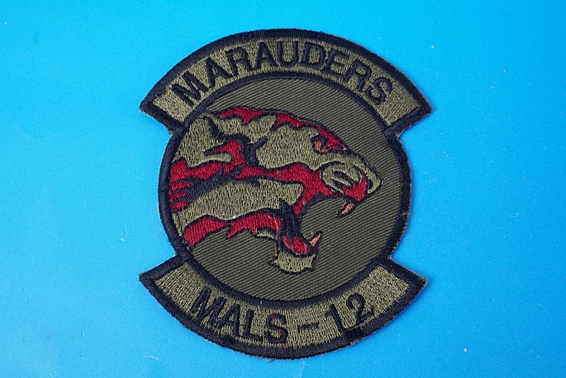 Patch USMN  MALS-12 Marauders without hook and loop