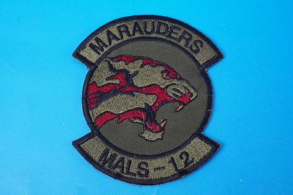 Patch USMN  MALS-12 Marauders without hook and loop