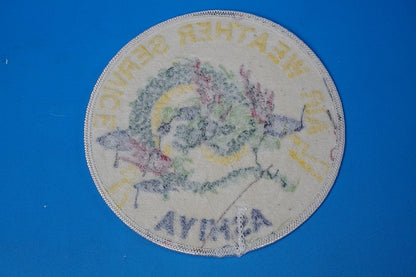 Patch JASDF AIR WEATHER SERVICE Ashiya Base Dragon without hook and loop