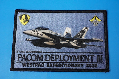 Patch USN VAQ-209 Star Warriors PACOM DEPLOYMENT III without hook and loop