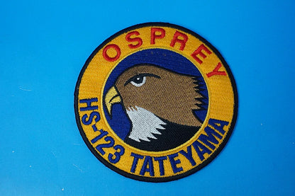 Patch JMSDF HS-123 Osprey SH-60J Tateyama Air Base (deformed version)without hook and loop