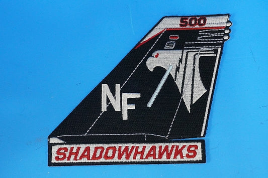 Patch USN United States Navy VAQ 141 141st Electronic Combat Squadron Shadow Hawks Vertical Stabilizer Patch without hook and loop