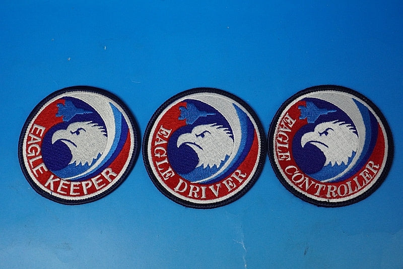 Patch JASDF Japan Eagle Keeper Eagle Driver Eagle Controller Eagle 3 piece set without hook and loop