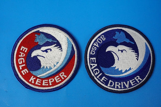 Patch JASDF Eagle Driver Eagle Keeper High Visibility Low Visibility 2 piece set without hook and loop