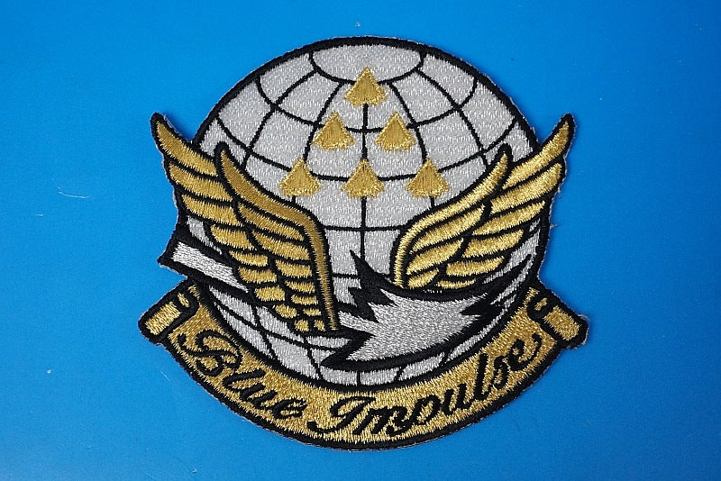 Patch JASDF Blue Impulse Gold without hook and loop