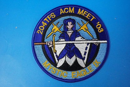 Patch JASDF 204TFS MYSTIC EAGLE IX ACM MEET '03 High visibilirt without hook and loop