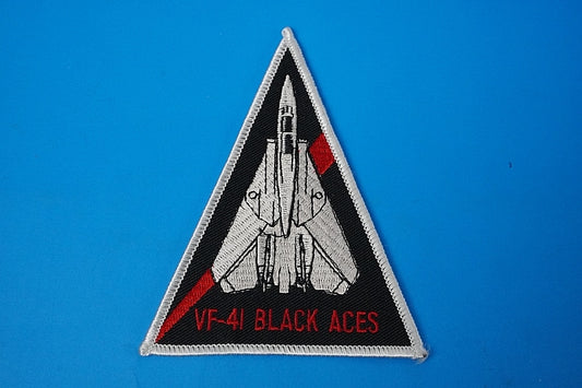 Patch USN F-14A VF-41 Black Aces Triangle without hook and loop