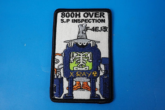 Patch JASDF F-4EJ Kai 800H OVER X-RAY Spook Polygon without hook and loop