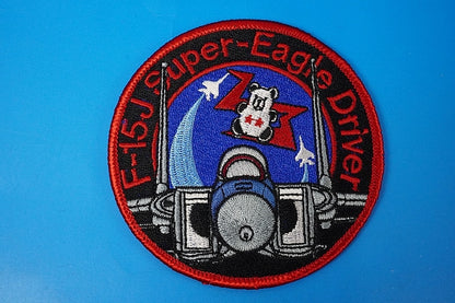 Patch JASDF F-15J Super-Eagle Driver 203TFS Ursus arctos without hook and loop