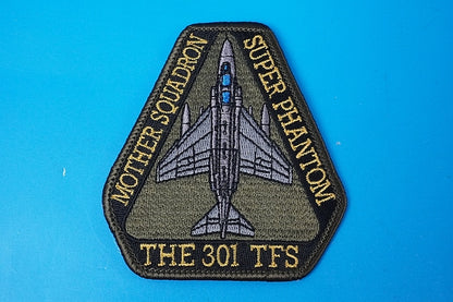 Patch JASDF 301st Squadron MOTHER SQUADRON SUPER PHANTOM with or without hook and loop