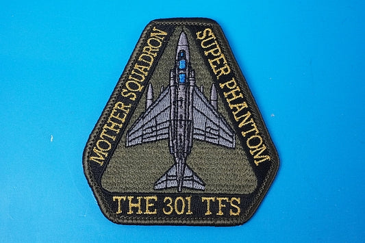 Patch JASDF 301st Squadron MOTHER SQUADRON SUPER PHANTOM with or without hook and loop