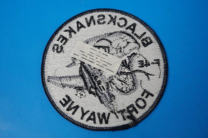 Patch USAF USN F-4E A-10C Thunderbolt II Black Snake without hook and loop
