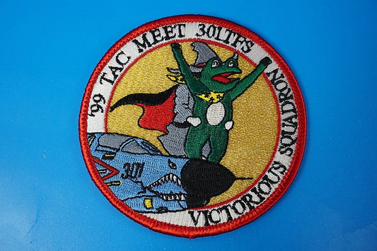 Patch JASDF TAC MEET 1999 VICTORIOUS SQUADRON Spook Frog without hook and loop