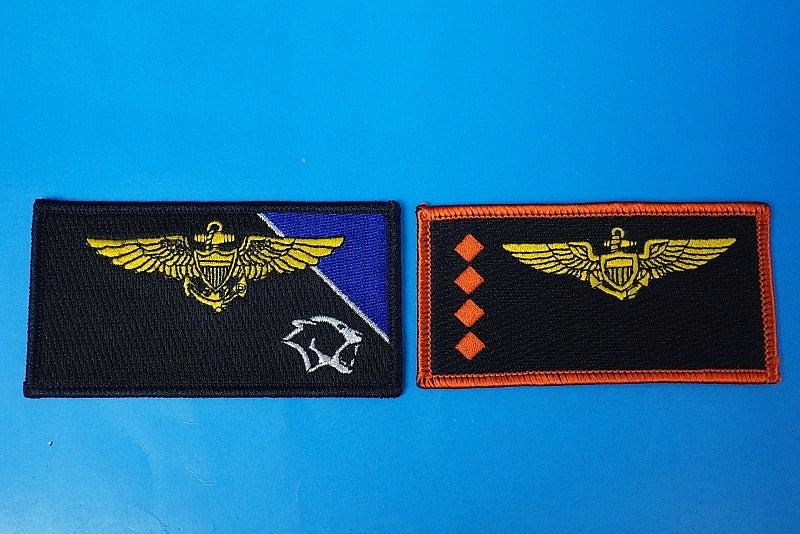 Patch USN Pilot Name Tag Bear 2set without hook and loop