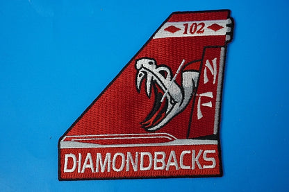 patch USN VFA-102 Diamondbacks vertical stabilizer without hook and loop
