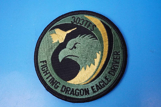 Patch JASDF 303rd Squadron Fighting Dragon Eagle Driver Low Visibility with hook and loop