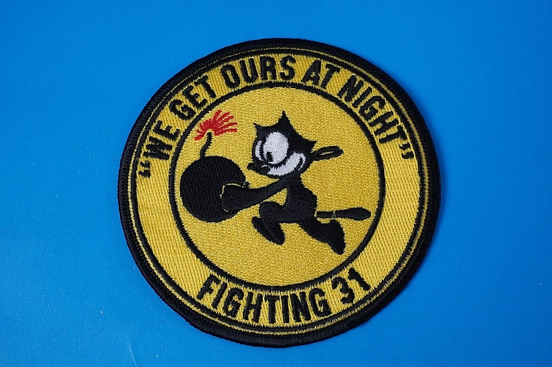 Patch USN VFA-31 Tomcatters Felix High Visibility without hook and loop