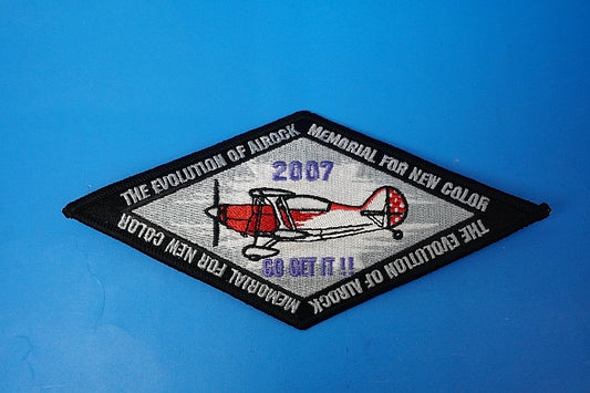 Patch THE EVOLUTION OF AIROCK MEMORIAL FOR NEW COLOR 2007 without hook and loop