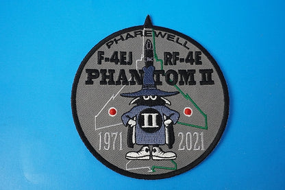 Patch JASDF F-4EJ RF-4E Phantom II Spook 1971-2021 Low Visibility  without hook and loop