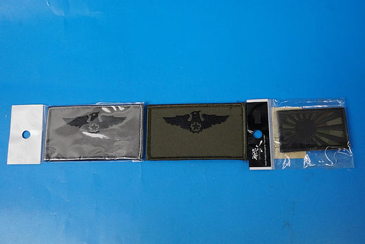 Patch JASDF Name Tags Different Colors Rising Sun Flag Camouflage Pattern 3 Set 2Types with hook and loop