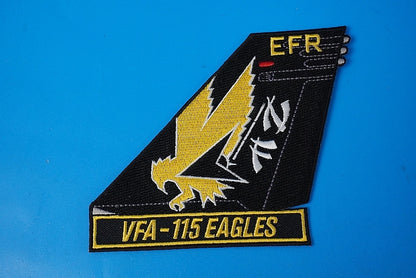 Patch USN VFA-115 EAGLES vertical stabilizer patch without hook and loop
