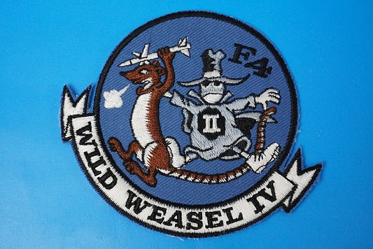 Patch USAF F-4G Phantom II WIRD WEASEL without hook and loop