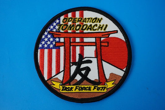 Patch JASDF Operation Tomodachi TASK FORCE FUJI with hook and loop
