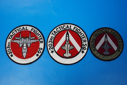 Patch JASDF F-15 High Visibility Low Visibility and Other 3 Piece Set without hook and loop