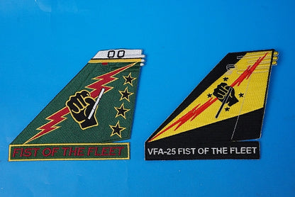 Patch USN CVW-5 VFA-27 ROYAL MACES Vertical Stabilizer Patch 2Set without hook and loop