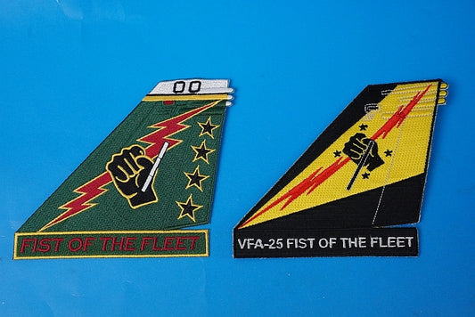 Patch USN CVW-5 VFA-27 ROYAL MACES Vertical Stabilizer Patch 2Set without hook and loop