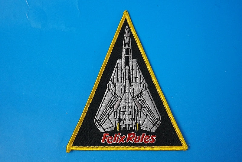 Patch USN VFA-31 Tomcatters Felix Rules Triangle without hook and loop