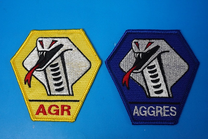 Patch JASDF Aggressor Cobra Komatsu Air Base 2set without hook and loop