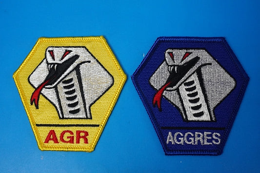 Patch JASDF Aggressor Cobra Komatsu Air Base 2set without hook and loop