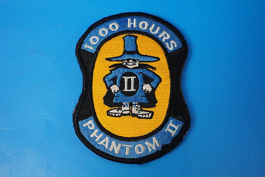 Patch JASDF F-4EJ Phantom II, 1,000 flight hours, “Spook” (with Velcro)
