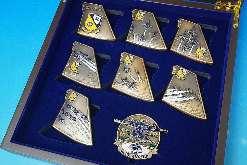 Challenge Coin US Navy Vanguard Navy Pride Blue Angels Coin Box Set Coin