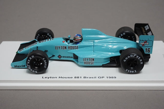 1:43 SPARK TR012 Leyton House March 881 Brazilian GP 1989 #16 Ivan Capelli FORZA Special Order