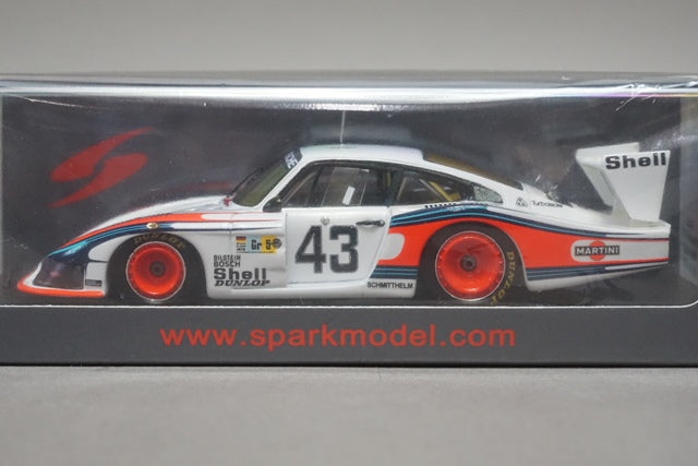 1:43 SPARK S4162 Porsche 935/78 Moby Dick No.43 Le Mans 1978 M.Schurti - R.Stommelen