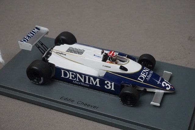 1:43 SPARK S4851 Ozella FA1 French GP E.Cheever 1980 #31